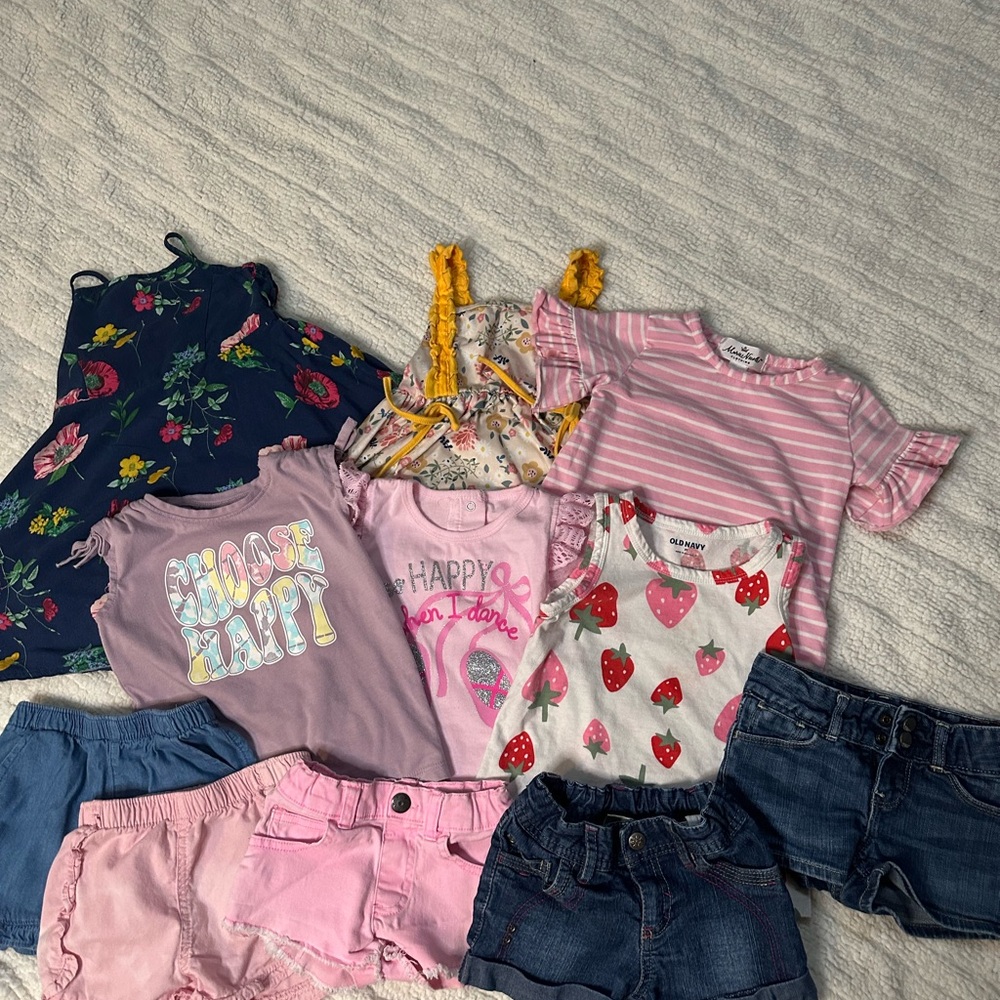 Carter's Pink and Blue Short Sleeve Tees